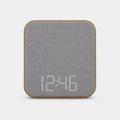 Wood Grain Frame Fabric Digital Alarm Clock With Sleep Sound Machine