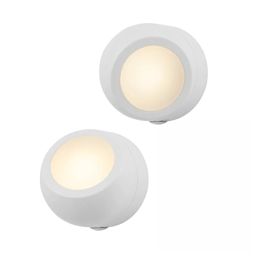 360° Rotatable Plug-in LED Sensor Night Light 2 Pack