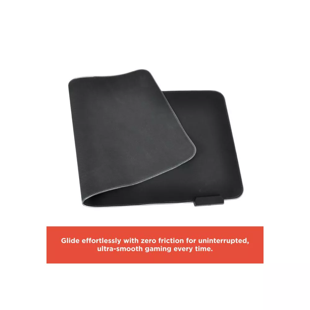 Oversized RGB LED Gaming Mouse Pad with Anti-Slip Base