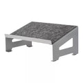 Fixed Angle Steel Laptop Riser with Felt Surface and Underneath Storage Space