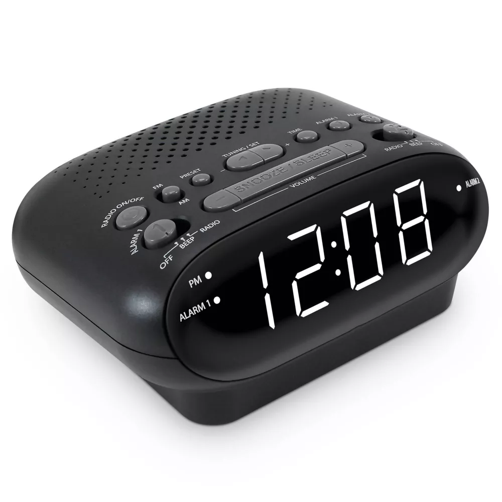 Digital Dual Alarm Clock Built-in AM/FM Radio