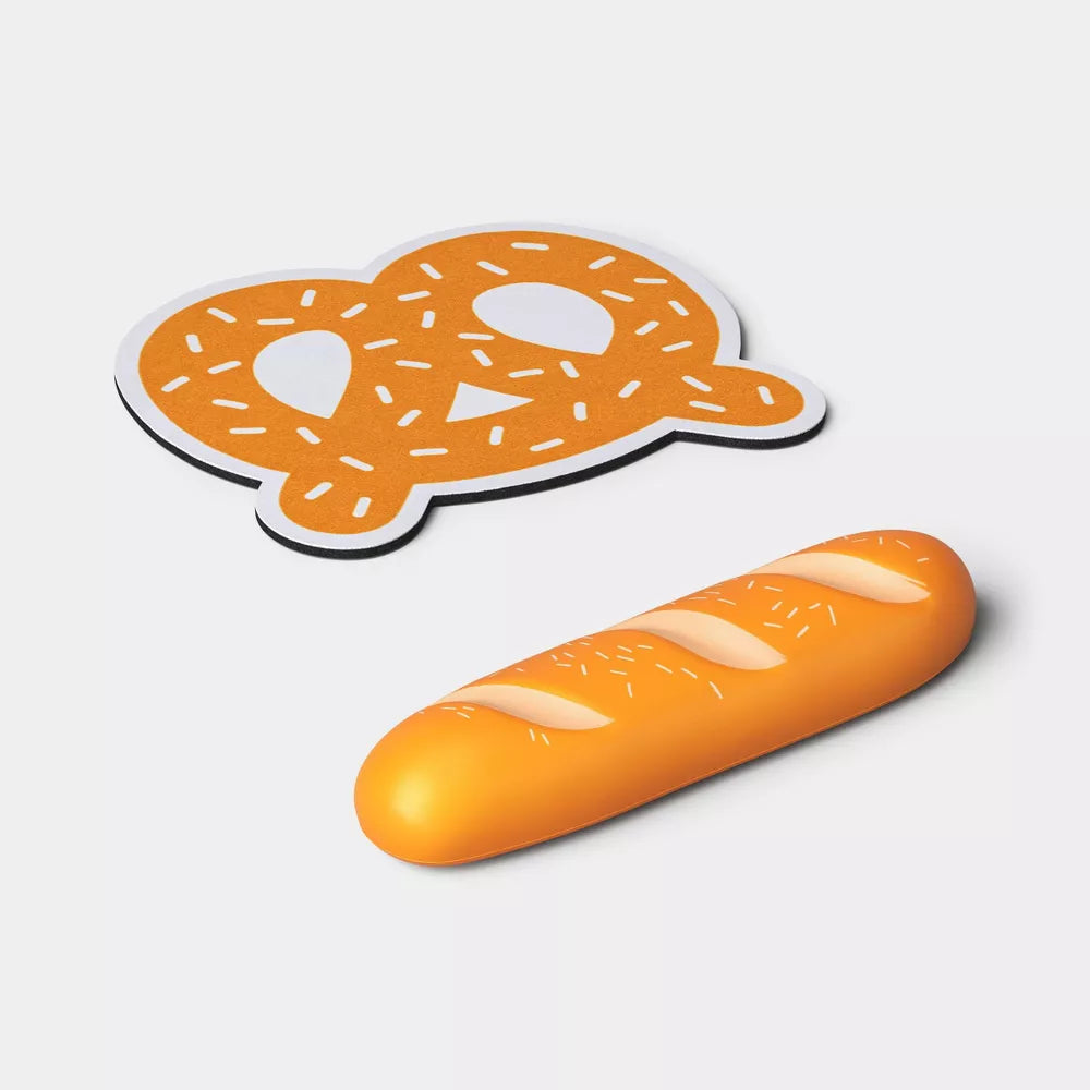 Cute Shaped Mouse Pad with Matching Foam Wrist Rest
