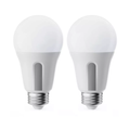 2 Pack A19 Wi-Fi & Bluetooth Dimmable Smart White LED Bulbs, E26 Base