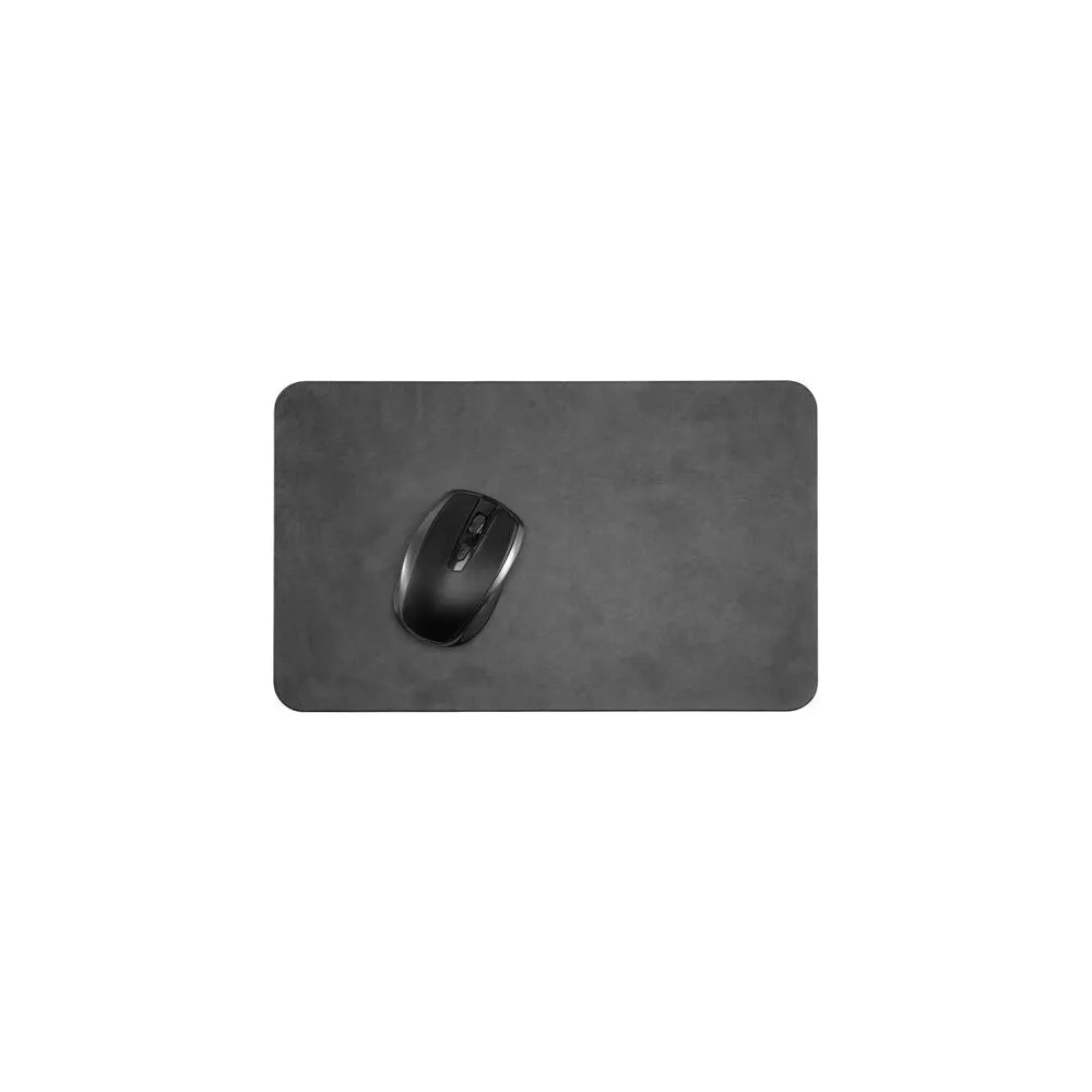 Large Faux Leather Mouse Pad with Non-Slip Base