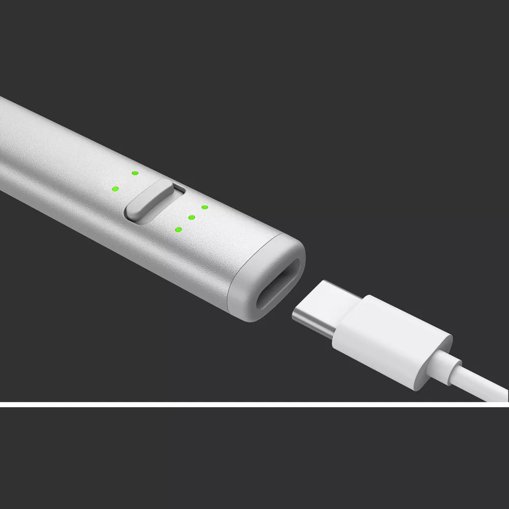 USB-C Charging Active Digital Stylus with Palm Rejection and Tilt Sensitivity