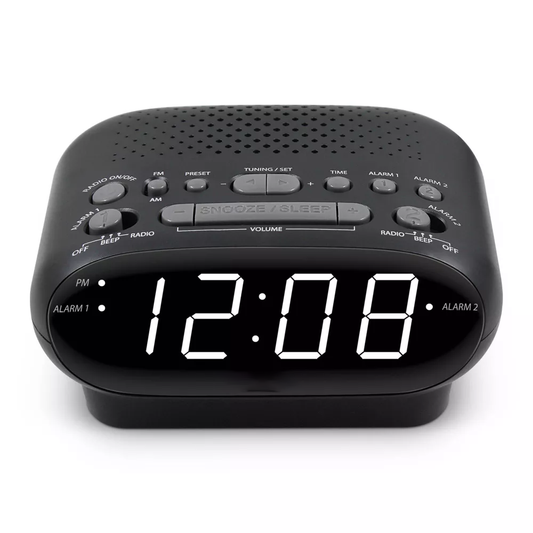 Digital Dual Alarm Clock Built-in AM/FM Radio